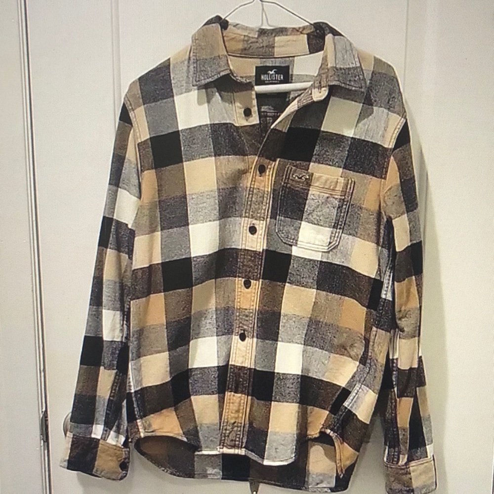Hollister Plaid Flannel Shirt